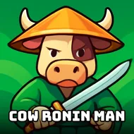 Cow Ronin Man - Katana Slicing game