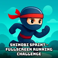 Shinobi Sprint - Fullscreen Running Challenge - Shadow Run game