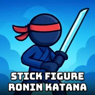 Stick Figure Ronin Katana - Katana Slicing game