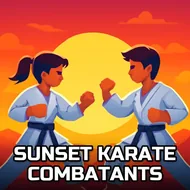 Sunset Karate Combatants - Martial Arts game
